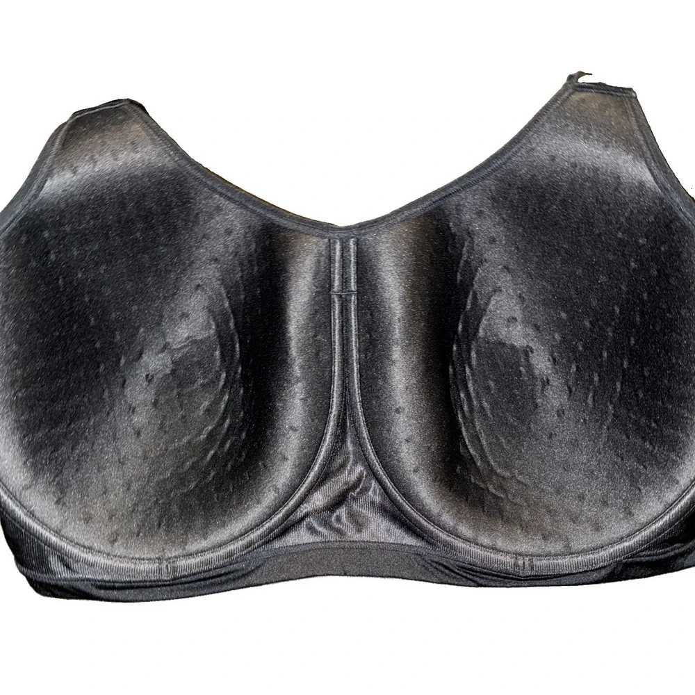 Livi 40H Sports Bra Black Underwire High Impact Back Closure Lane Bryant NEW